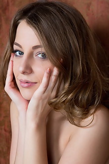 Nikia A in Sofalea by Rylsky indoor brunette blue eyes boobi...