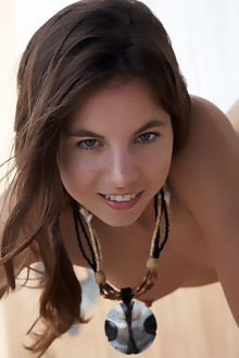 Antea in Cura by Erro outdoor brunette green eyes small tits...