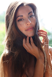Lorena B in Byae by Luca Helios indoor brunette hazel eyes s...
