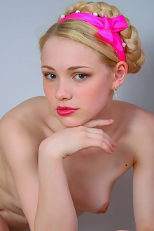 Olya N in Body Expression by Thierry Murrell indoor blonde blue eyes shaved