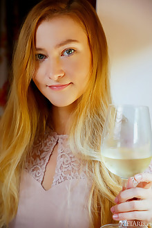 Ivi Rein in Wine OClock by Arkisi indoor blonde blue eyes petite small tits shaved pussy custom