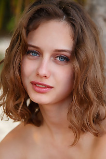 Clarice in Orta by Rylsky outdoor petite brunette blue eyes ...