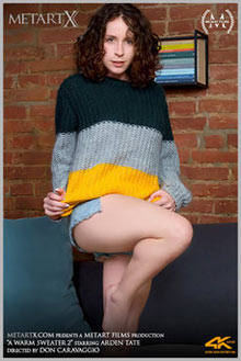 Arden Tate in A Warm Sweater 2 by Don Caravaggio indoor brun...