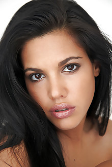 Apolonia in Jerisa by Erro indoor brunette brown eyes tanned...